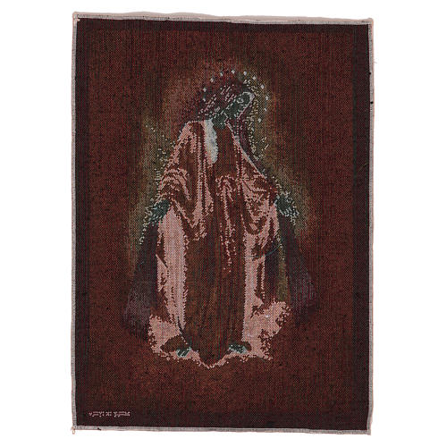 Tapiz Virgen Misericordiosa 40x30 cm 3