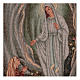 Our Lady Apparition at Lourdes tapestry 15.5x12" s2