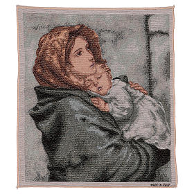Our Lady of the streets tapestry 17x15.5"