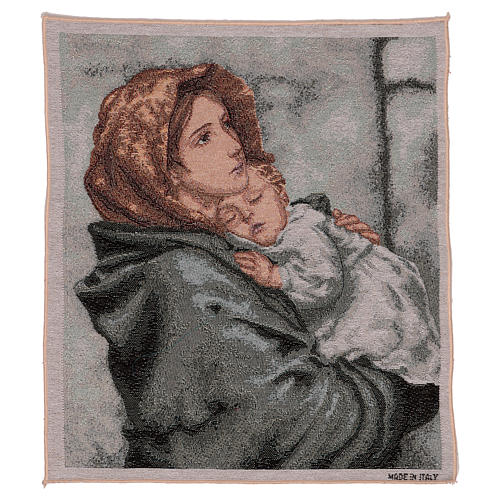 Our Lady of the streets tapestry 17x15.5" 1