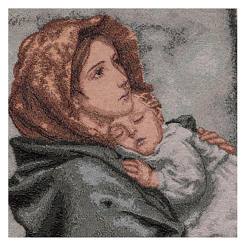 Our Lady of the streets tapestry 17x15.5" 2