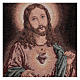 Holy Heart of Jesus tapestry 21x15.5" s2