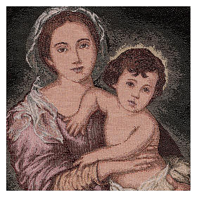 Tapisserie Vierge à l'Enfant Murillo 50x40 cm
