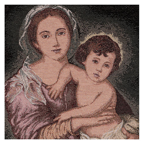 Our Lady by Murillo tapestry 20.5x15.5" 2