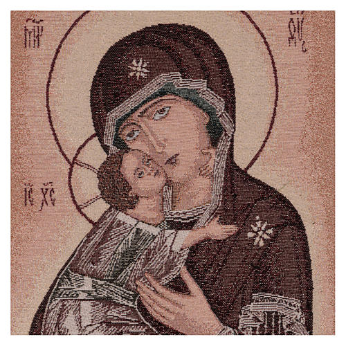 Our Lady of Vladimir tapestry 50x40 cm 2