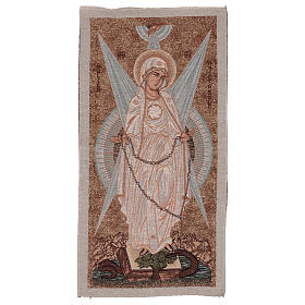 Arazzo Madonna con Raggi 30x65 cm