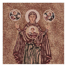 Mother of God tapestry 12x17.5"