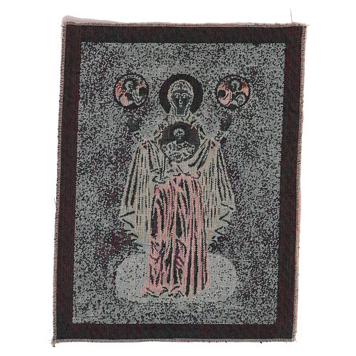 Mother of God tapestry 12x17.5" 3