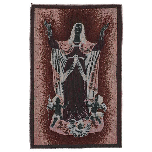 Tapestry of the assumption of Mary 23x15.5" 3