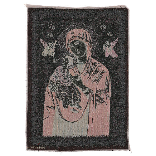 Tapestry Our Lady of Perpetual Help, gold 40x30 cm 3