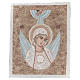 Tapeçaria Face Virgem bizantina com raios 45x40 cm s1