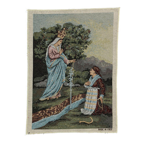 Tapestry of Our Lady of Caravaggio 40x30 cm 1