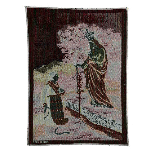 Tapestry of Our Lady of Caravaggio 40x30 cm 3