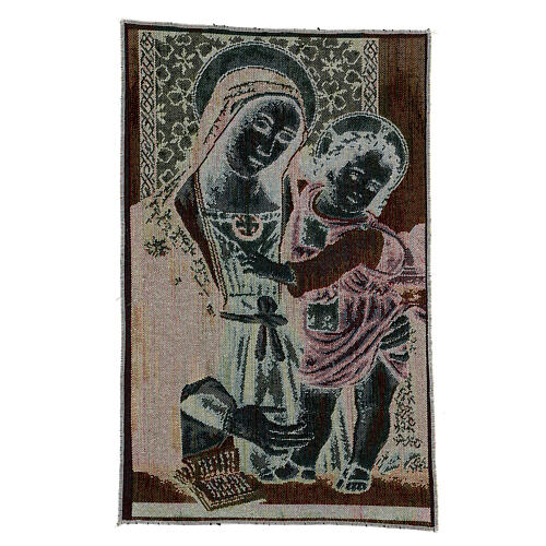 Tapestry of Madonna and Child by Pinturicchio 50x30 cm 3