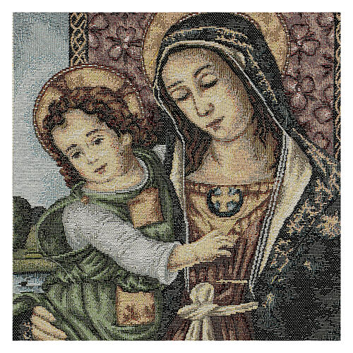 Tapeçaria Madonna del Davanzale 50x30 cm 2