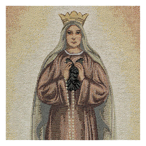 Tapiz Virgen Reina de la Familia 45x30 cm 2