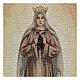 Tapiz Virgen Reina de la Familia 45x30 cm s2