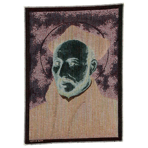 Tapestry Saint Ignatius of Loyola small frame picture 40x30 cm 3