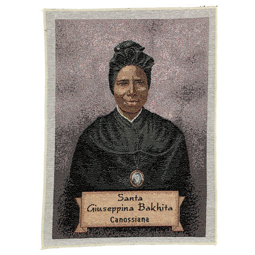 Tapestry for small picture 40x30 cm Saint Bakhita 1