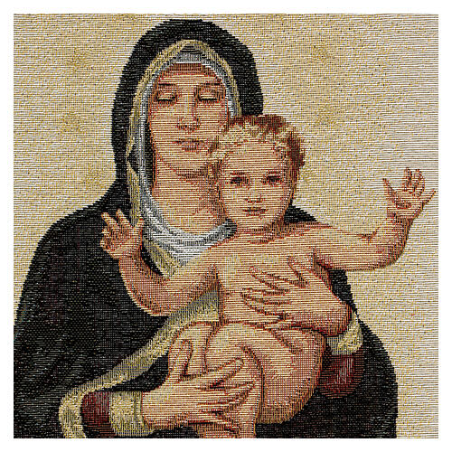 Tapisserie pour petit tableau Notre-Dame des Anges 40x30 cm 2