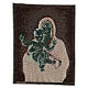 Arazzo quadro piccolo oro Madonna degli angeli 40x30 cm s3