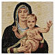 Gobelin do obrazu małego, złote wyk., Madonna od Aniołów 40x30 cm s2