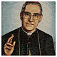 Tapestry Oscar Romero 40x30 cm small frame s2