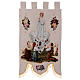 Estandarte L. 60cm Virgen de Fátima 110x60 cm s2
