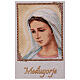 Estandarte L. 60 cm Virgen de Medjugorje 110X65 cm s3
