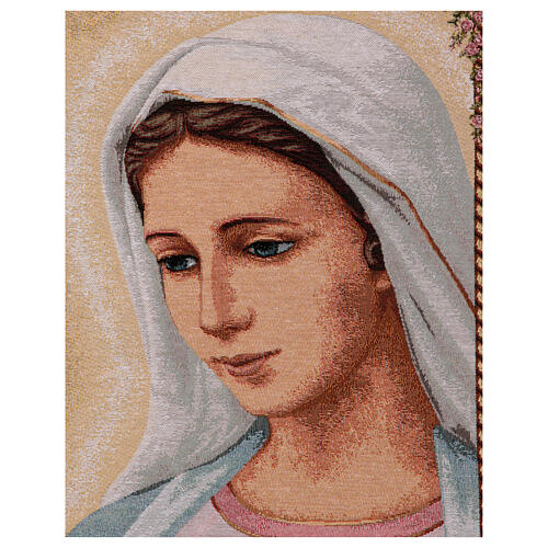 Stendardino L. 60 cm Madonna di Medjugorje 110X65 cm 6