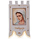 Stendardino L. 60 cm Madonna di Medjugorje 110X65 cm s2