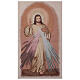 Cristo Misericordioso estendarte de procissão 145x80 cm s3