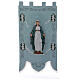 Processional standard of Our Lady of the Immaculate Conception, blue background, 56x30 in s2