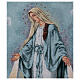 Processional standard of Our Lady of Mercy, blue background, 56x30 in s6