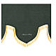 Processional banner of the Immaculate Heart of Mary, light blue fabric, 58x29 in s10