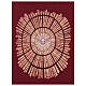 Processional banner of the Holy Spirit by Bernini, red fabric, 58x30 in s4