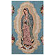 Our Lady of Guadalupe, light blue processional banner, 61x29 in s3