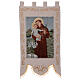 Saint Anthony of Padua, processional banner, 57x30 in s1