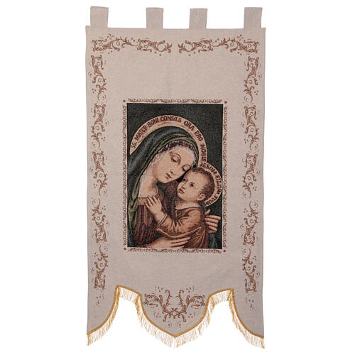 Virgen del Buen Consejo estendarte 150X80 cm 1