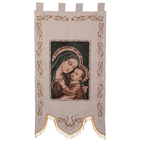 Madonna Dobrej Rady sztandar 150X80 cm 1