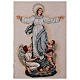 St Mary of the Assumption with angels, processional standard, 56x30 in s4