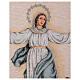 Assomption de Marie avec anges bannière pour processions 145x80 cm s5