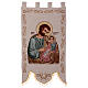 Saint Joseph in Byzantine style, processional standard, 57x30 in s2