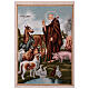 St Anthony Abate processional banner 145X80 cm s4