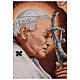 Bandeira para procissões Papa João Paulo II 145x80 cm s5