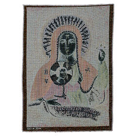 Our Lady of the Debtors tapestry, 16x12 in