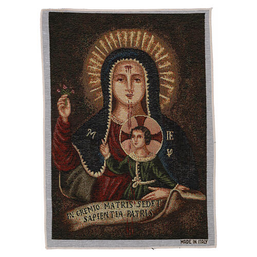 Tapiz Virgen de los Deudores 40x30 cm 1