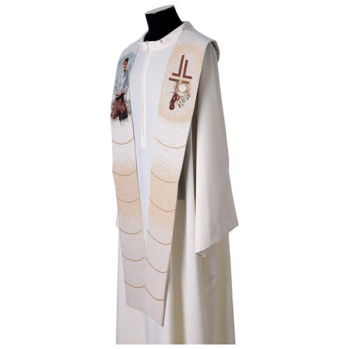 Estola Pier Giorgio Frassati mistura de algodão 4