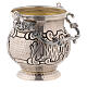 Chiselled brass holy water pot  XP s4