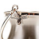 Holy water pot in silver-plated brass, simple model s4